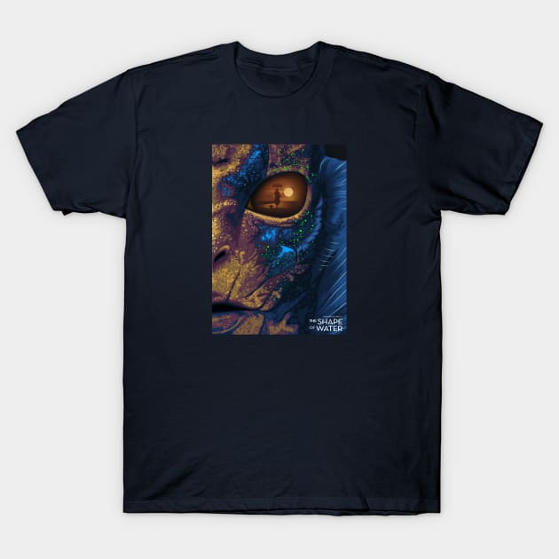 SHape Of Water T-Shirt by Handy Kara